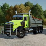 kenworth t800 dump truck v1.0 fs22 5