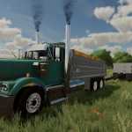 kenworth w900 dump with puptrailer v1.0 fs22 1