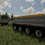 kenworth w900 dump with puptrailer v1.0 fs22 2