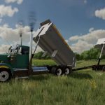 kenworth w900 dump with puptrailer v1.0 fs22 5