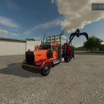 kenworth w900 log truck fs22 6