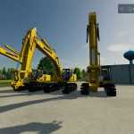 komatsu 11 large excavators v1.0 fs22 1