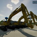 komatsu 11 large excavators v1.0 fs22 11