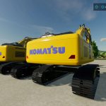 komatsu 11 large excavators v1.0 fs22 9