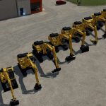 komatsu excavator mega pack v1.0 fs22 10