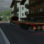 krone flatbed semitrailer v1.0 fs22 2