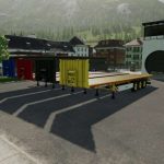 krone flatbed semitrailer v1.0 fs22 5