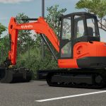 kubota u48 v1.0 fs22 2