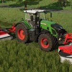 kuhn and john deere mower pack v1.0 fs22 3