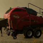 kuhn sb 1290 id high capacity baler v1.0 fs22 1