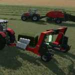 kuhn sw4014 hesston wrapper v1.0 fs22 1