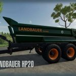 landbauer hp20 v1.0 fs22 2