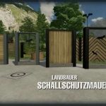 landbauer soundproof wall v1.0 fs22 1