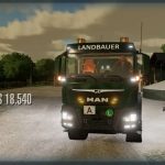 landbauer tgs 18.540 4x4 v1.0 fs22 4