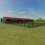 large cow barn 240 animals v1.1 fs22 1