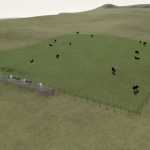 large cow pen v1.0 fs22 1