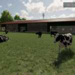 large cowshed with bale acceptance and 500 animals v1.2 fs22 1