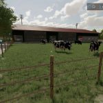 large cowshed with bale acceptance and 500 animals v1.2 fs22 4