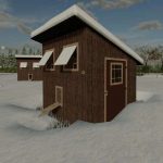 large placeable chicken pen v1.0 fs22 2