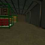 large shed lights and shelves v1.0 fs22 1