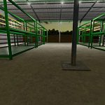 large shed lights and shelves v1.0 fs22 2