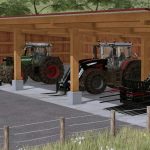 large wooden stand v1.0.1 fs22 2