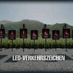 led verkehrszeichen v1.0 fs22 2