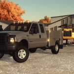 lifted early 2000 s f 350 xl service truck release v1.0 fs22 1