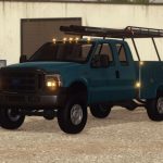 lifted early 2000 s f 350 xl service truck release v1.0 fs22 3