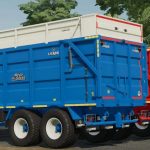 lizard 2 axle trailer v1.0 fs22 3