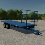 lizard 22 bale trailer v1.0 fs22 2