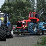 lizard 3 axle machine mover v1.0 fs22 2