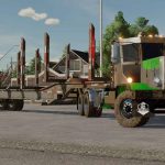 lizard 53 foot tridem log trailer v1.0 fs22 3