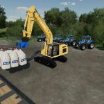 lizard excavator forks v1.0 fs22 2