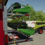 lizard hydra glide xl header storage system v1.0 fs22 5