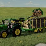 lizard lt679 short log trailer v1.0 fs22 3