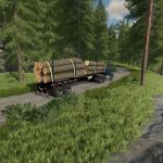 lizard lt699 semi log trailer v1.0 fs22 2