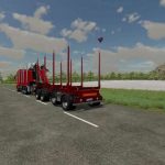 lizard short timber trailer v1.0 fs22 3