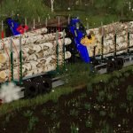 lizard short wood trailer pack v1.0 fs22 3