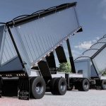 lizard superior end dump trailer pack v1.0 fs22 2