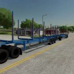 lizard timber trailer v1.0 fs22 2