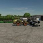 lizard wheel loader header mover v1.0 fs22 2