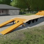 low loader galtrailer v1.0 fs22 2