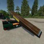 lowloader with 16 wheels v1.0 fs22 3