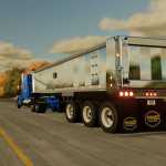 mac tri axle end dump trailer v1.0 fs22 1