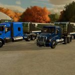 mac tri axle end dump trailer v1.0 fs22 4