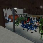 machine hall with workshop v1.1 fs22 2