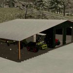 machineshed with canopy roof v1.0 fs22 3