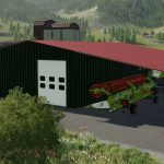 machineshed with canopy roof v1.0 fs22 4