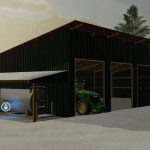 machineshed with gasstation v1.0 fs22 2